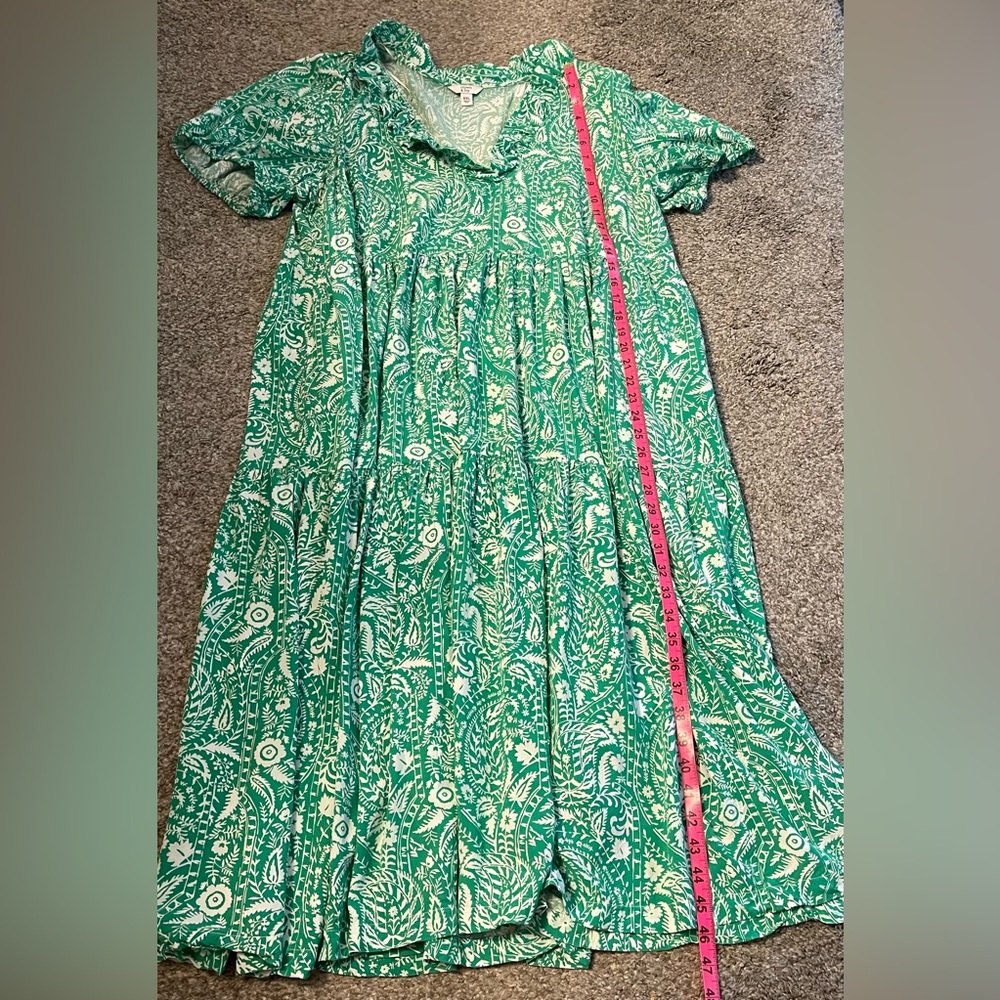 Crown & Ivy Green and White Midi Dress - Picture 5 of 8